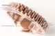 Ladies Rolex Datejust Rose Gold Brown Dial Copy Watches (8)_th.jpg